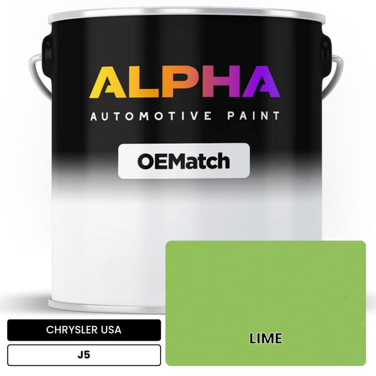 CHRYSLER USA  J5 OEMatch Basecoat