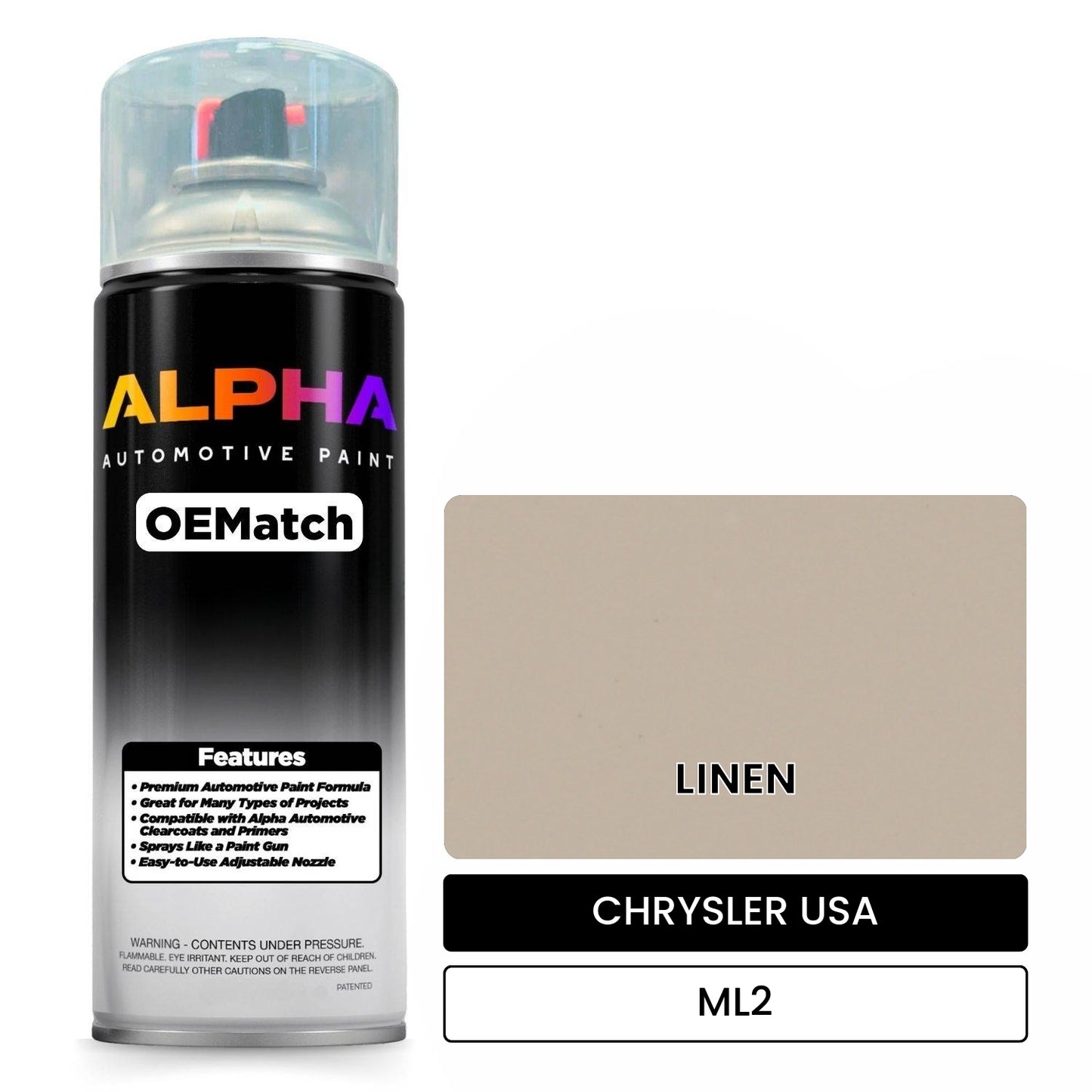 CHRYSLER USA LINEN ML2 OEMatch Spraycan
