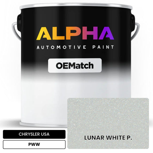CHRYSLER USA LUNAR WHITE P. PWW OEMatch Basecoat