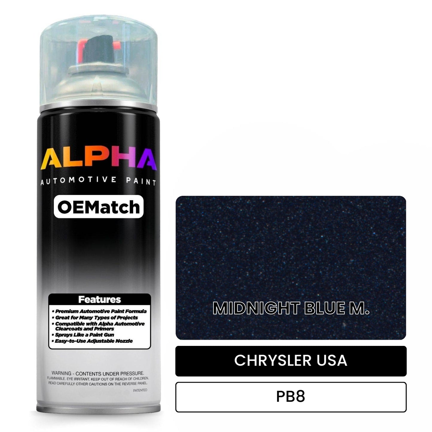 CHRYSLER USA  PB8 OEMatch Spraycan