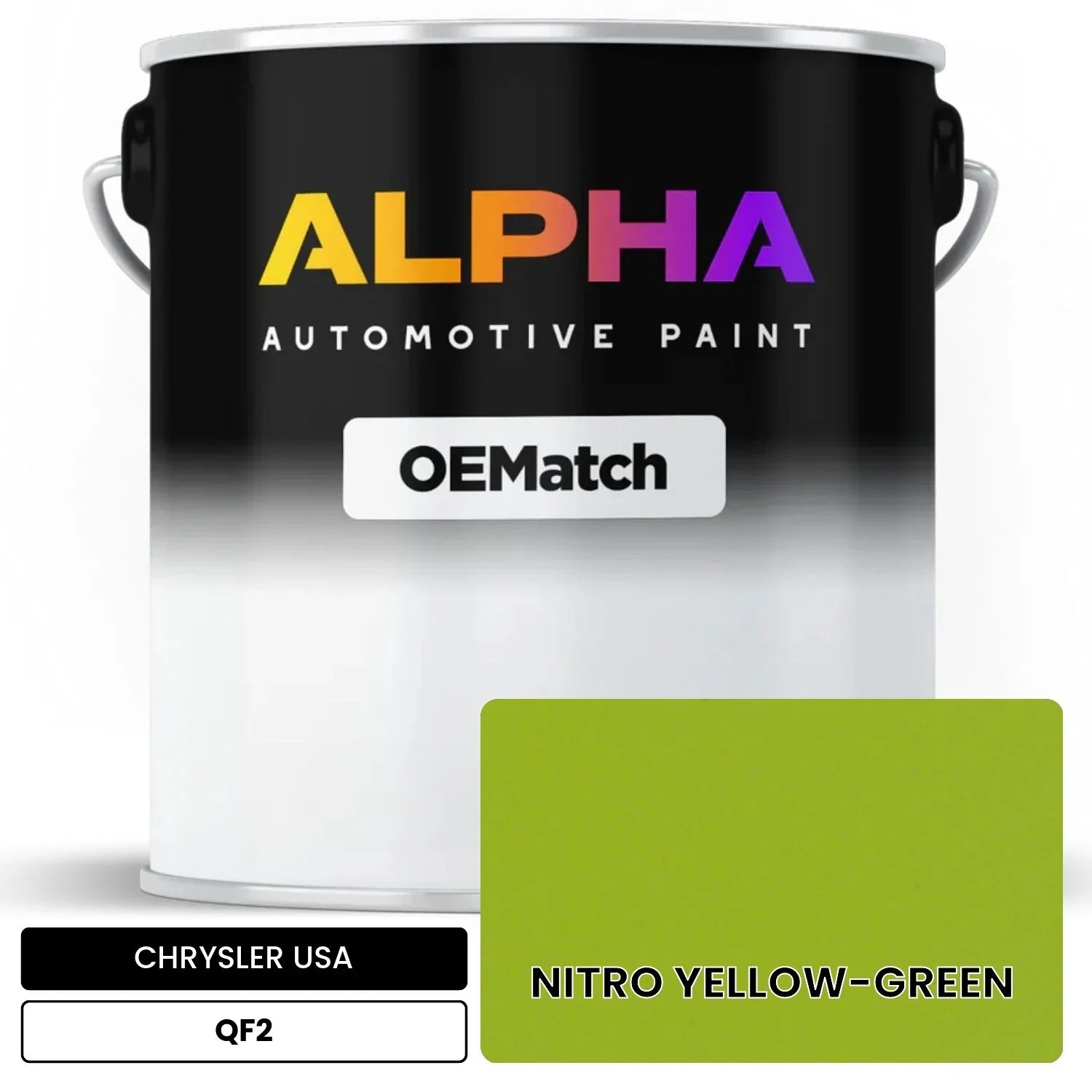 CHRYSLER USA NITRO YELLOW-GREEN QF2 OEMatch Basecoat