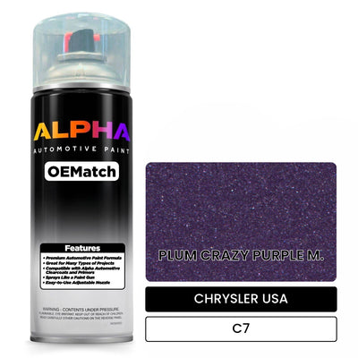 CHRYSLER USA PLUM CRAZY PURPLE M. C7 | OEMatch Automotive Spraycan