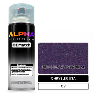 CHRYSLER USA PLUM CRAZY PURPLE M. C7 | OEMatch Automotive Spraycan