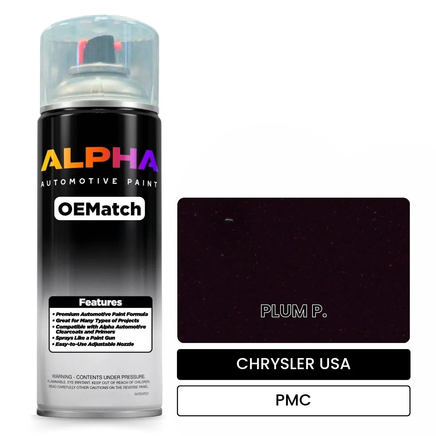 CHRYSLER USA PLUM P. PMC OEMatch Spraycan
