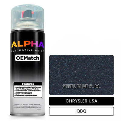 CHRYSLER USA STEEL BLUE P. M. QBQ | OEMatch Automotive Spraycan