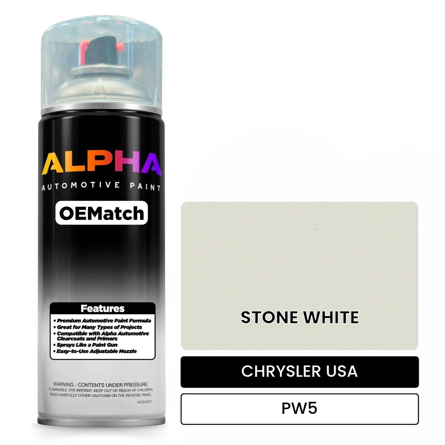 CHRYSLER USA  PW5 OEMatch Spraycan