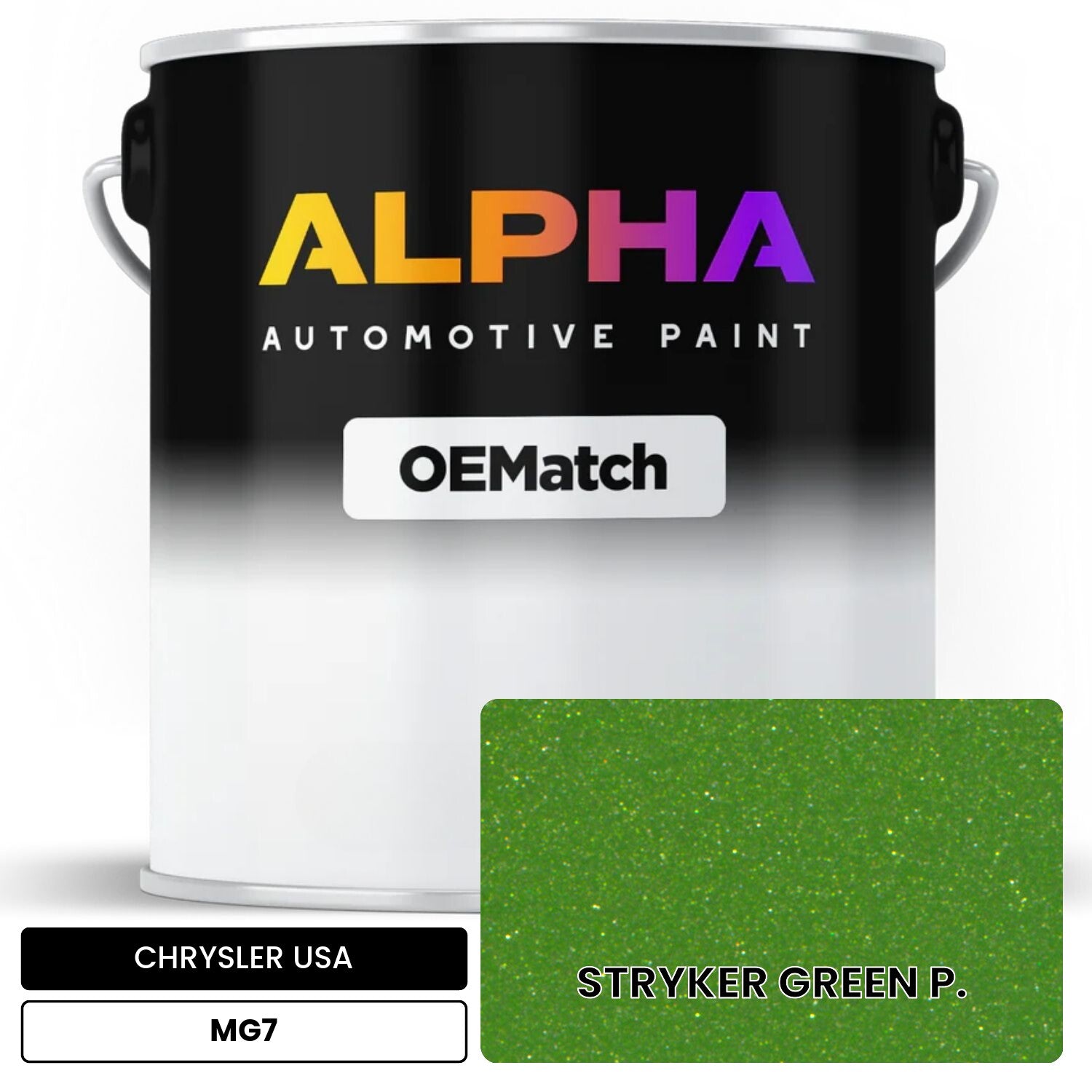 CHRYSLER USA STRYKER GREEN P. MG7 OEMatch Basecoat