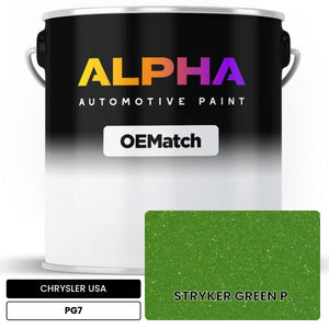 DODGE STRYKER GREEN P. PG7 | OEMatch Automotive Basecoat
