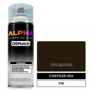 CHRYSLER USA UPS BROWN P18 | OEMatch Automotive Spraycan