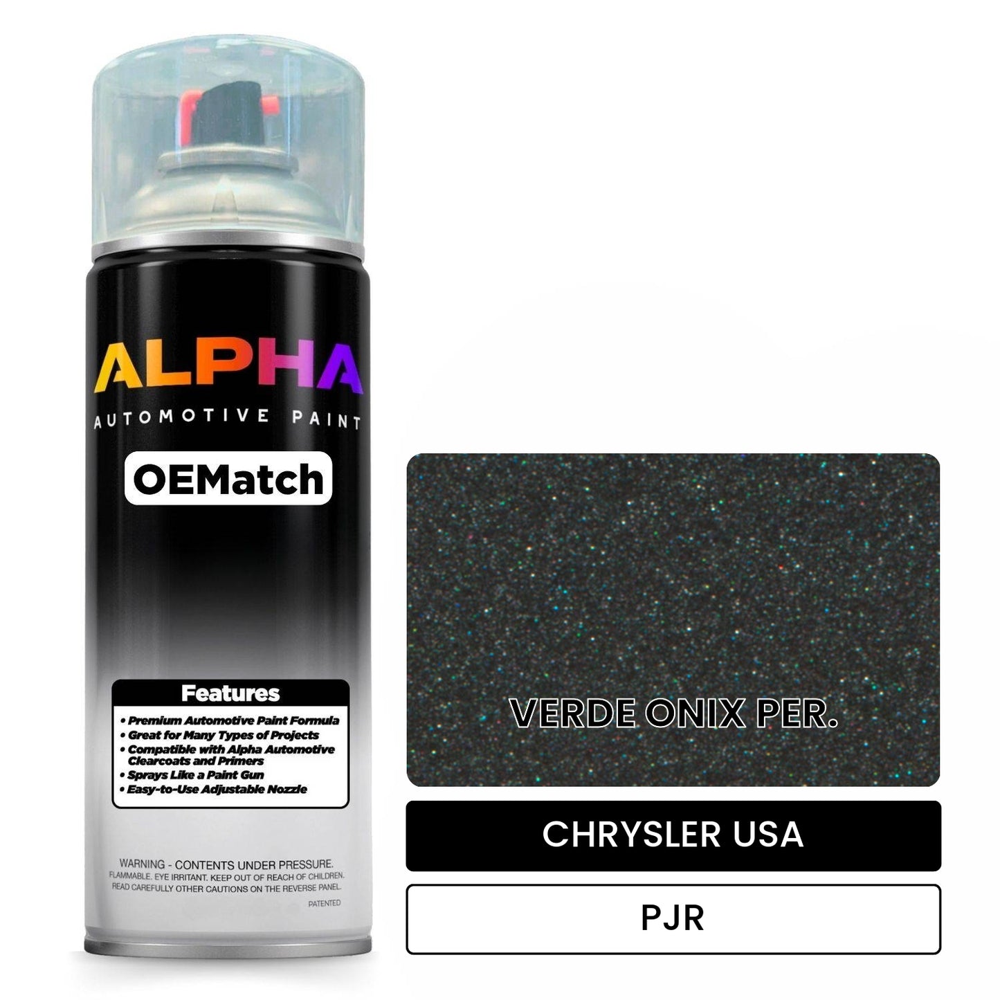 CHRYSLER USA VERDE ONIX PER. PJR OEMatch Spraycan