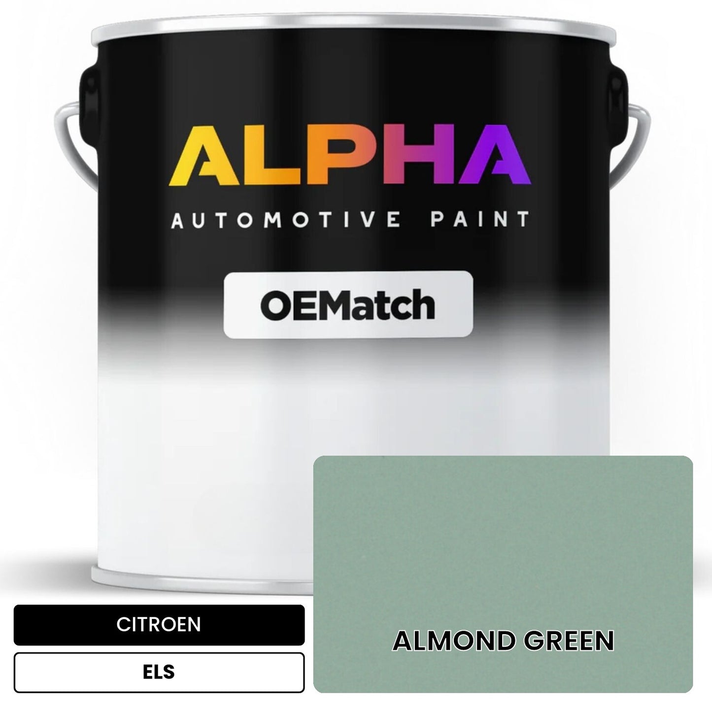 CITROEN ALMOND GREEN ELS OEMatch Basecoat