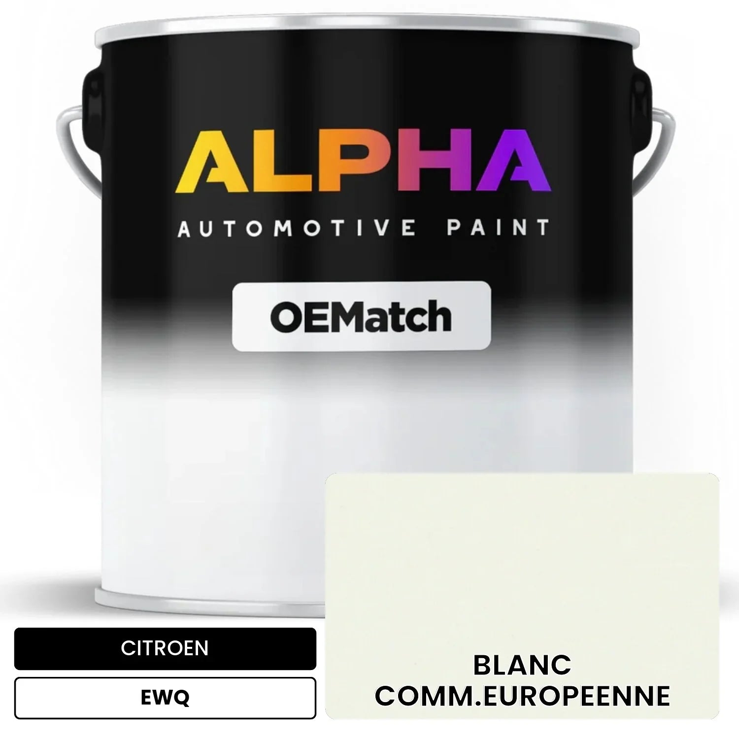 CITROEN BLANC COMM.EUROPEENNE EWQ OEMatch Basecoat