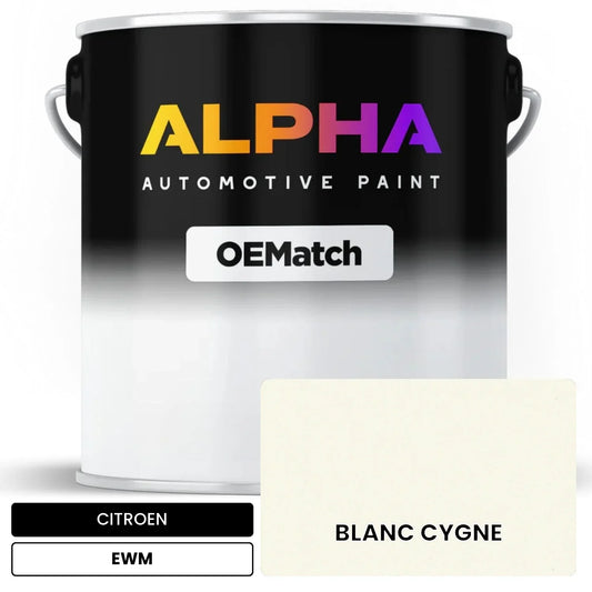 CITROEN BLANC CYGNE EWM OEMatch Basecoat