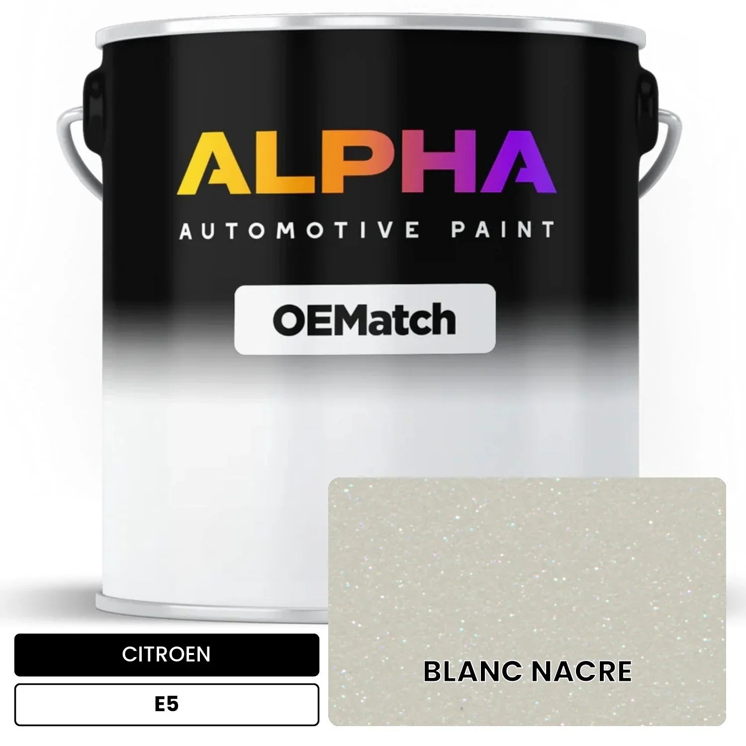 CITROEN BLANC NACRE E5 OEMatch Basecoat
