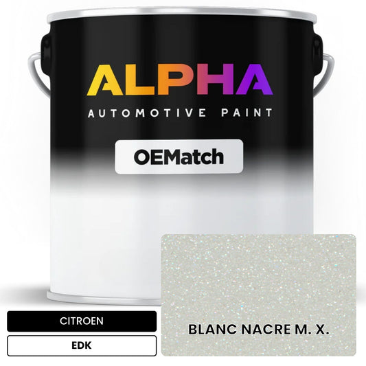 CITROEN BLANC NACRE M. X. EDK OEMatch Basecoat