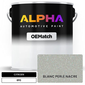 CITROEN BLANC PERLE NACRE EFC | OEMatch Automotive Basecoat