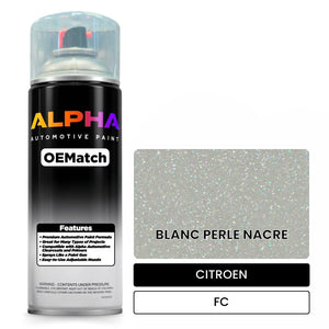 CITROEN BLANC PERLE NACRE FC | OEMatch Automotive Spraycan