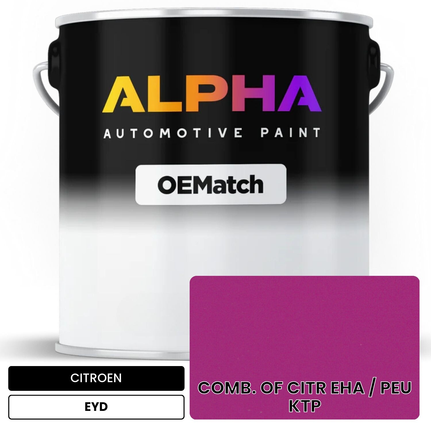 CITROEN COMB. OF CITR EHA / PEU KTP EYD OEMatch Basecoat