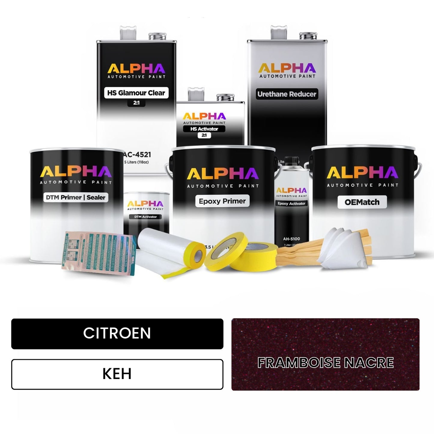 CITROEN FRAMBOISE NACRE KEH OEMatch Vehicle Paint Kit