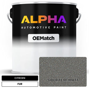 CITROEN SIDERITE M. MATT FUR | OEMatch Automotive Basecoat