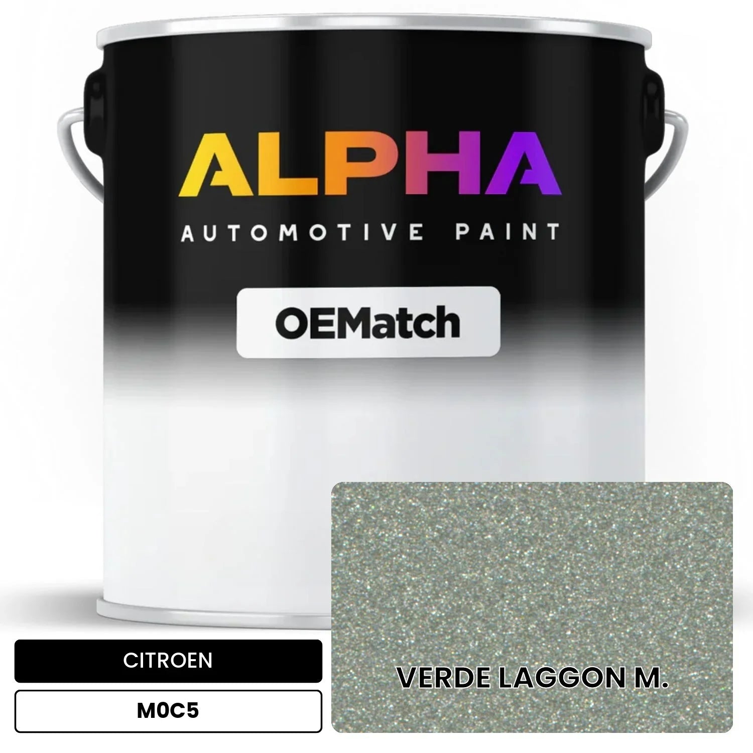 CITROEN VERDE LAGGON M. M0C5 OEMatch Basecoat