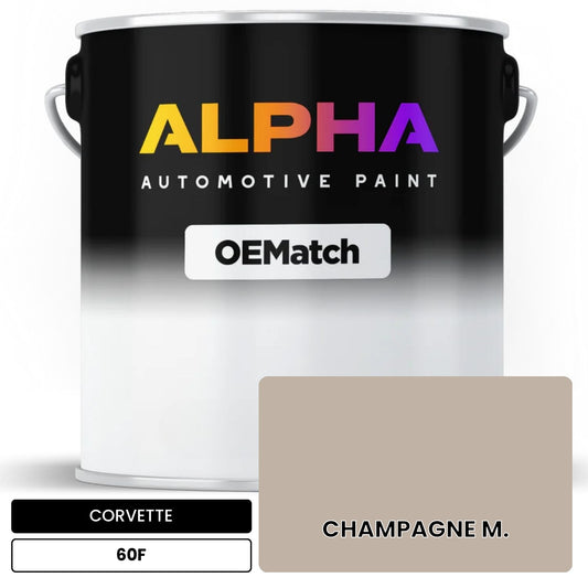 CORVETTE CHAMPAGNE M. 60F OEMatch Basecoat
