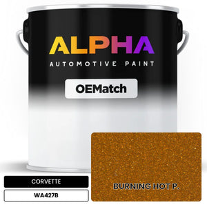 CORVETTE BURNING HOT P. WA427B | OEMatch Automotive Basecoat