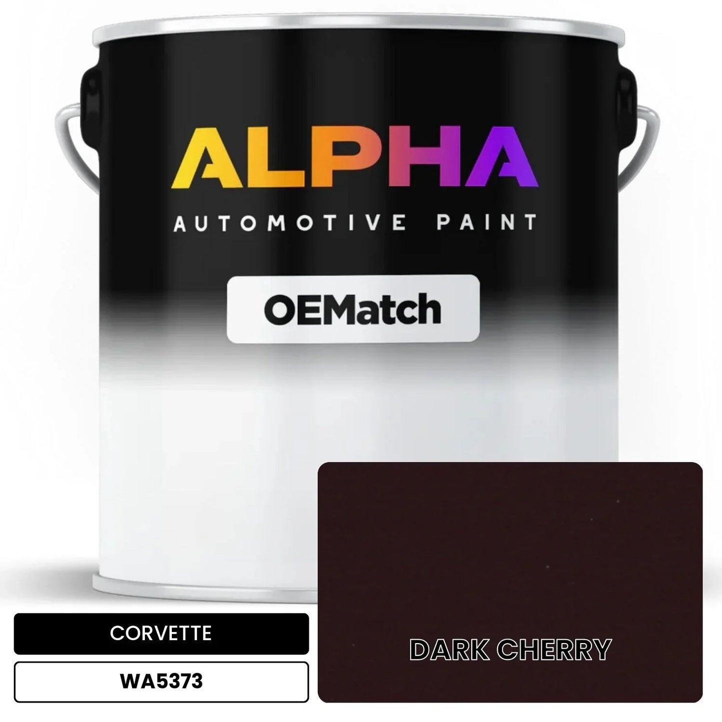 CORVETTE DARK CHERRY WA5373 OEMatch Basecoat
