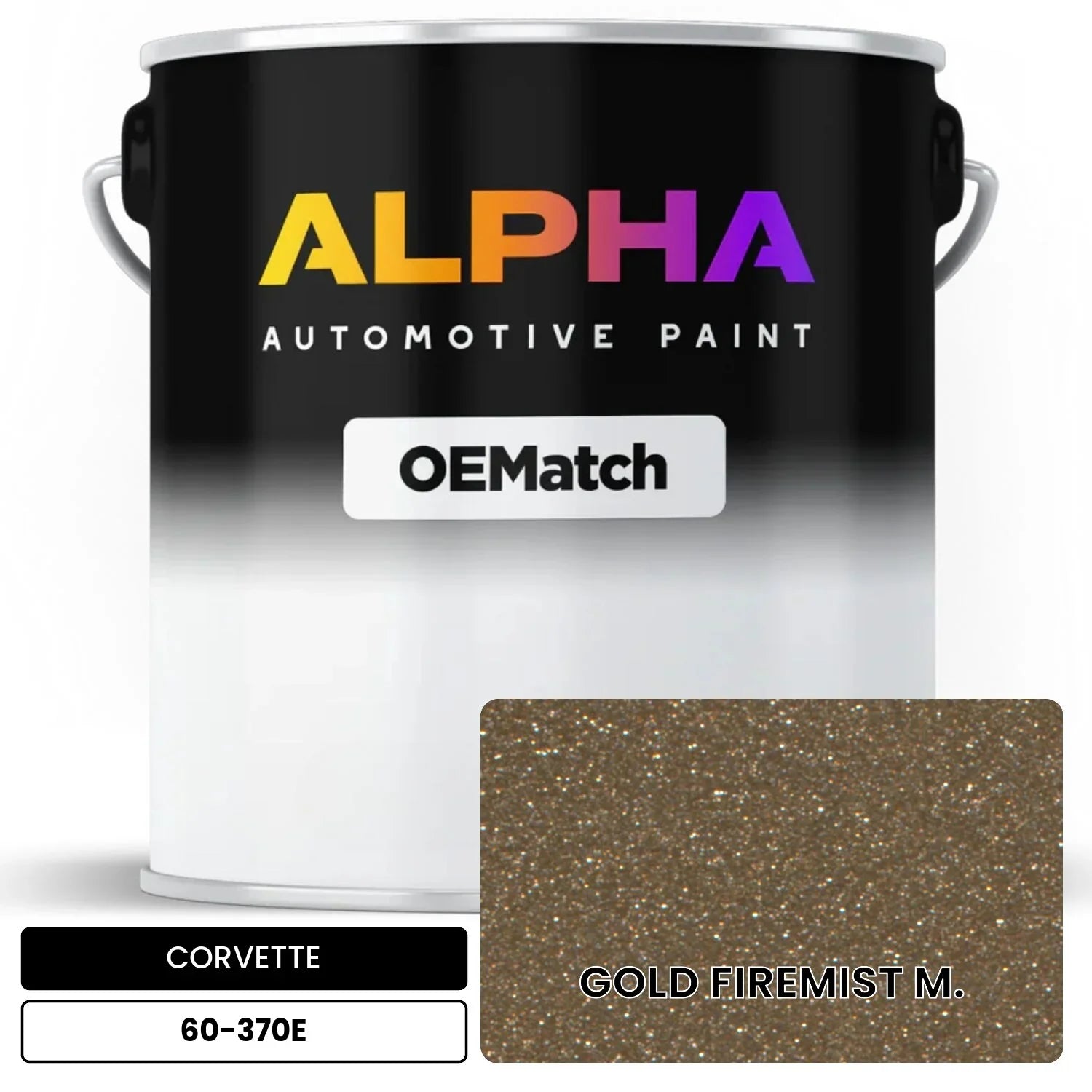CORVETTE GOLD FIREMIST M. 60-370E OEMatch Basecoat