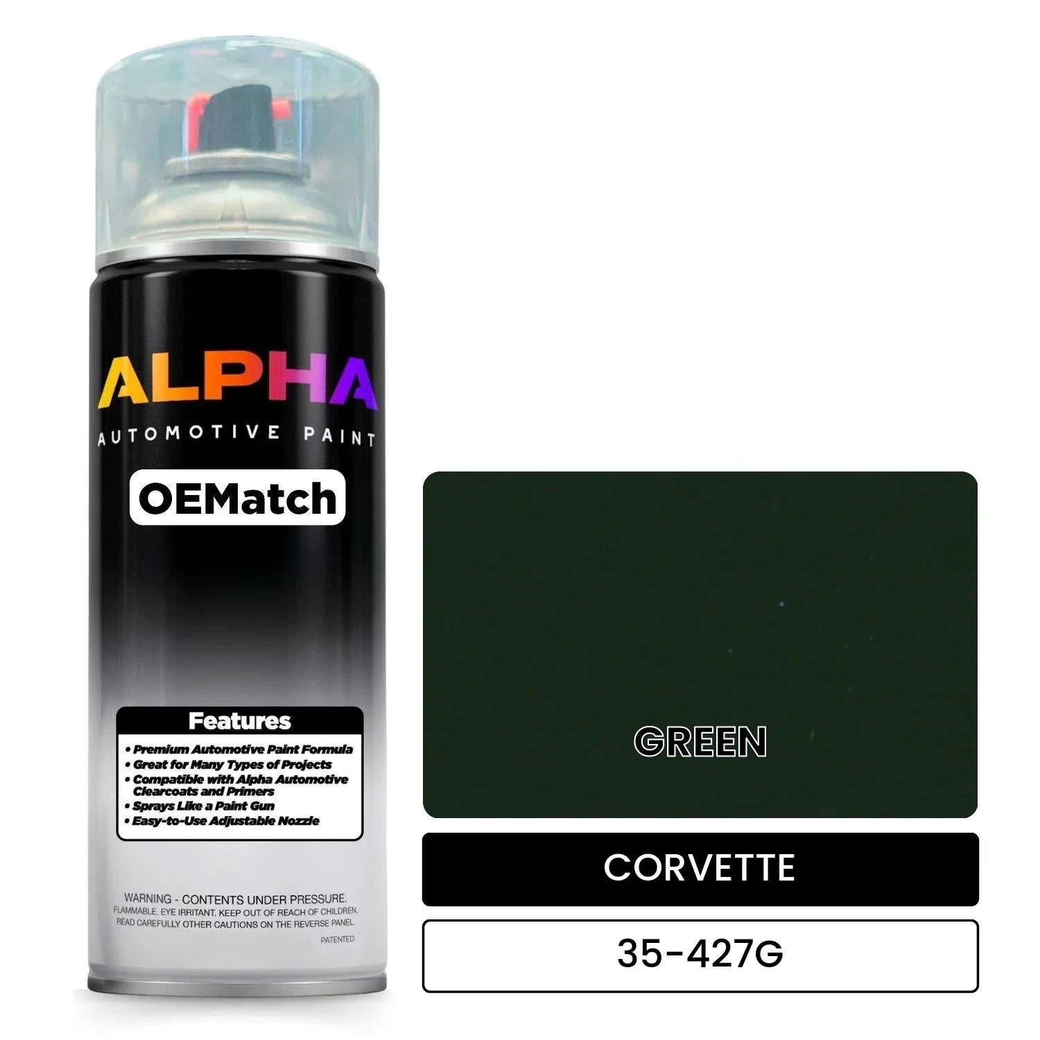 CORVETTE GREEN 35-427G OEMatch Spraycan