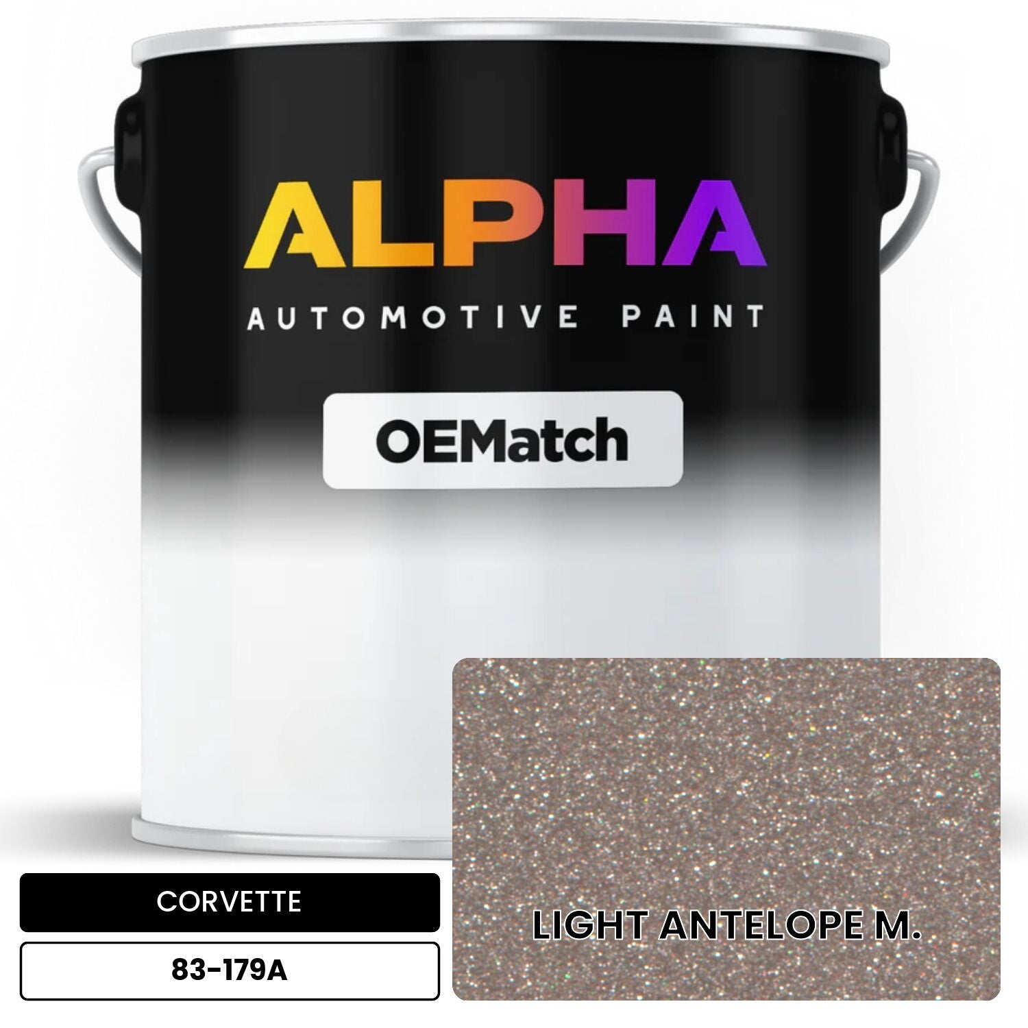 CORVETTE LIGHT ANTELOPE M. 83-179A OEMatch Basecoat