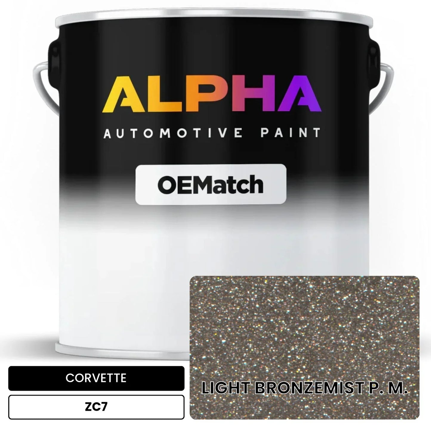 CORVETTE LIGHT BRONZEMIST P. M. ZC7 OEMatch Basecoat