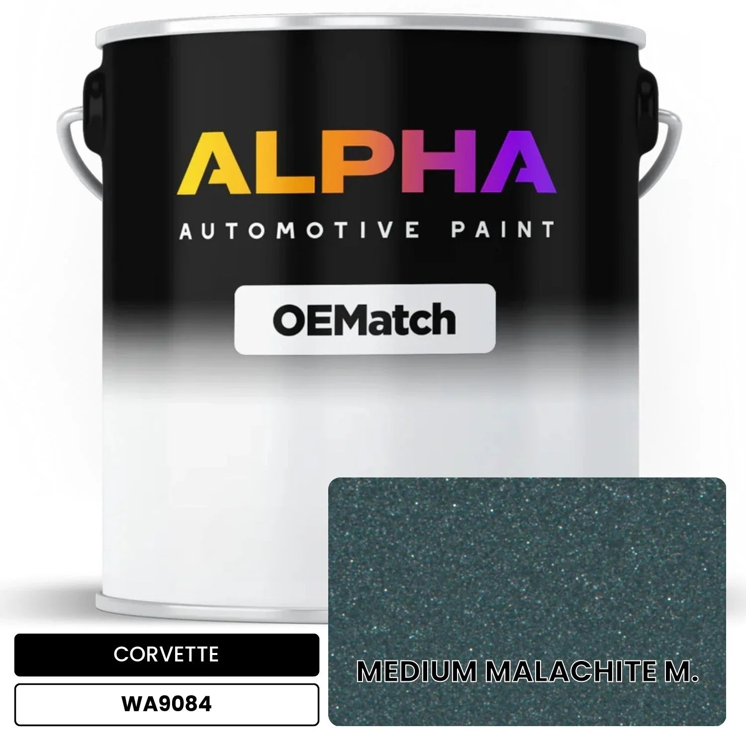 CORVETTE MEDIUM MALACHITE M. WA9084 OEMatch Basecoat