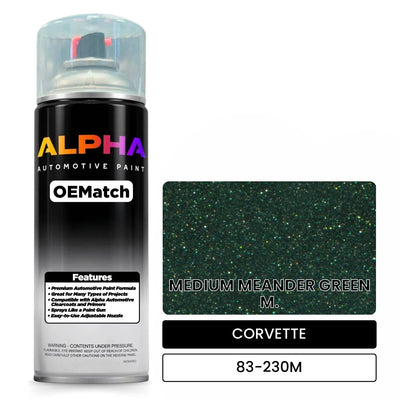 CORVETTE MEDIUM MEANDER GREEN M. 83-230M | OEMatch Automotive Spraycan