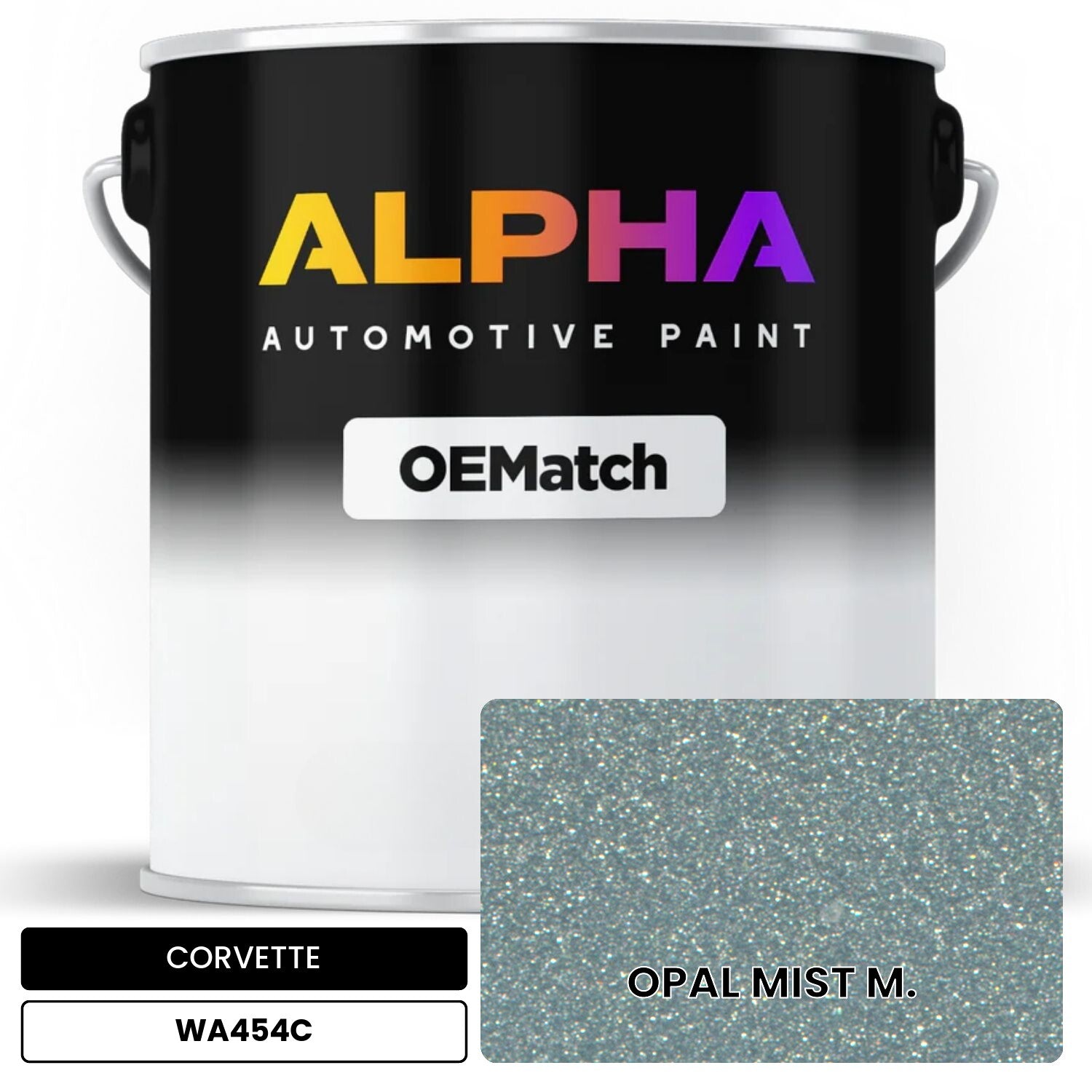 CORVETTE OPAL MIST M. WA454C OEMatch Basecoat