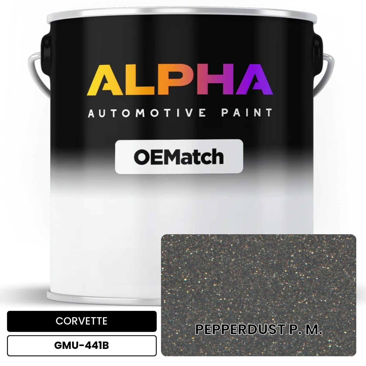 CORVETTE PEPPERDUST P. M. GMU-441B OEMatch Basecoat