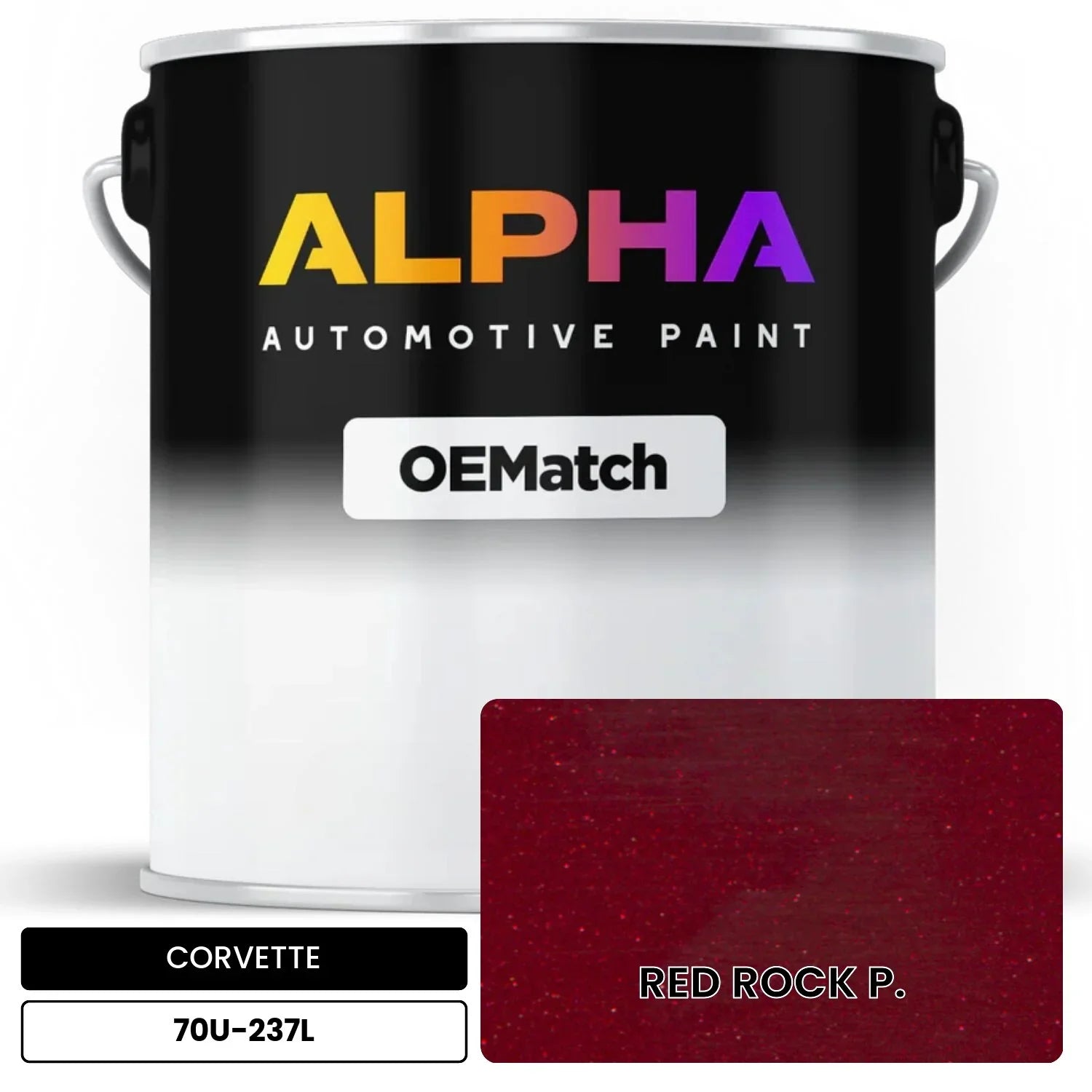 CORVETTE RED ROCK P. 70U-237L OEMatch Basecoat