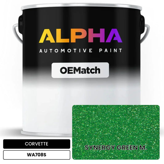 CORVETTE SYNERGY GREEN M. WA708S OEMatch Basecoat