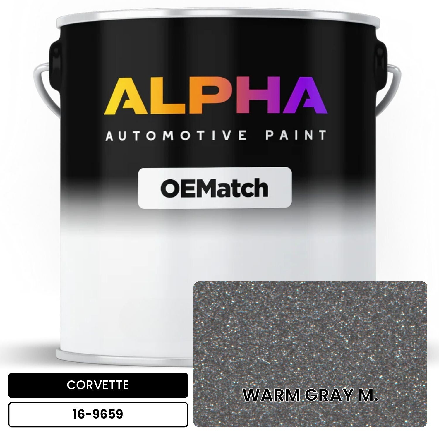 CORVETTE WARM GRAY M. 16-9659 OEMatch Basecoat