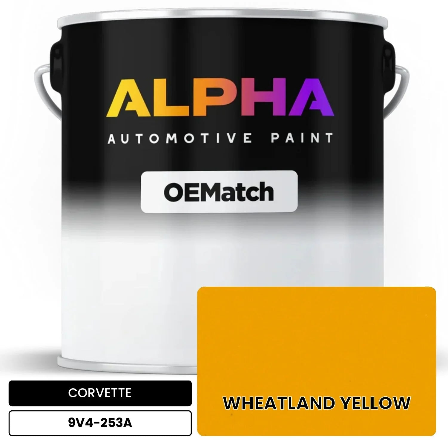 CORVETTE WHEATLAND YELLOW 9V4-253A OEMatch Basecoat