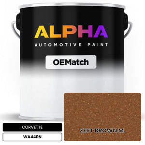 CORVETTE ZEST BROWN M. WA440N | OEMatch Automotive Basecoat