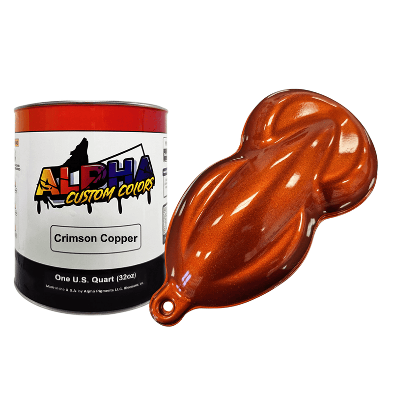 Crimson Copper Paint Basecoat - The Spray Source - Alpha Pigments