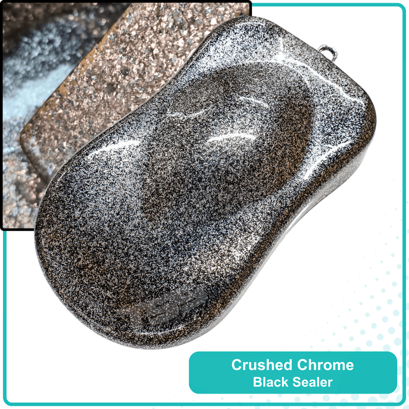 Crushed Chrome SuperFlake Paint Basecoat Midcoat - The Spray Source - Alpha Pigments