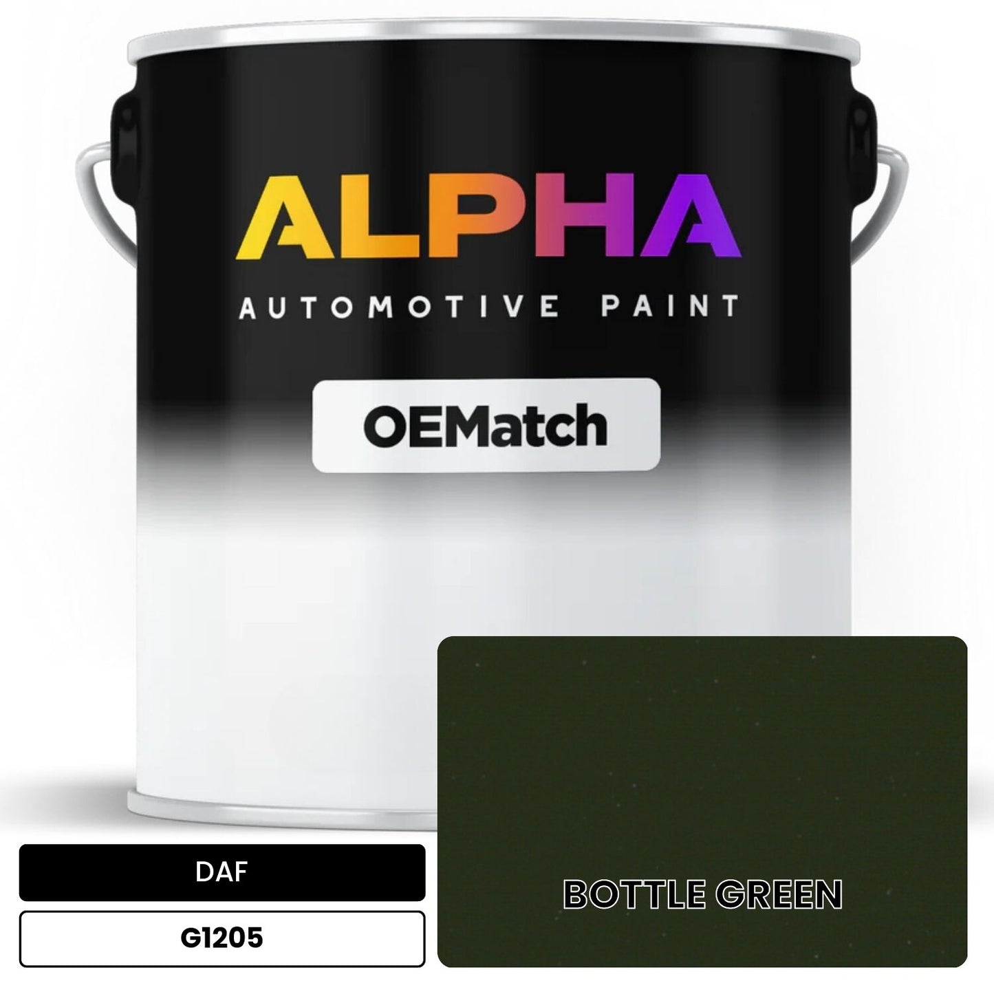 DAF BOTTLE GREEN G1205 OEMatch Basecoat
