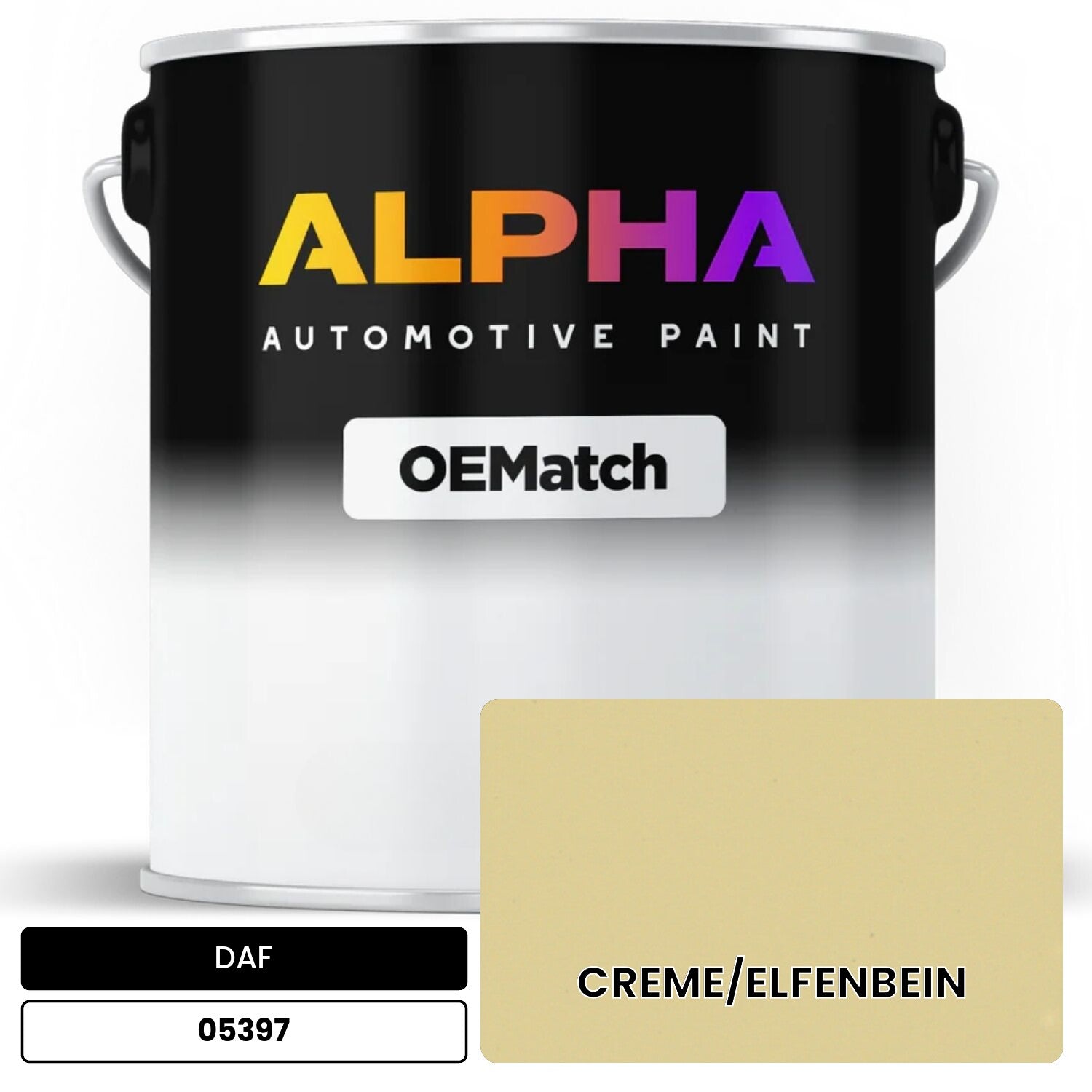 DAF CREME/ELFENBEIN 05397 OEMatch Basecoat