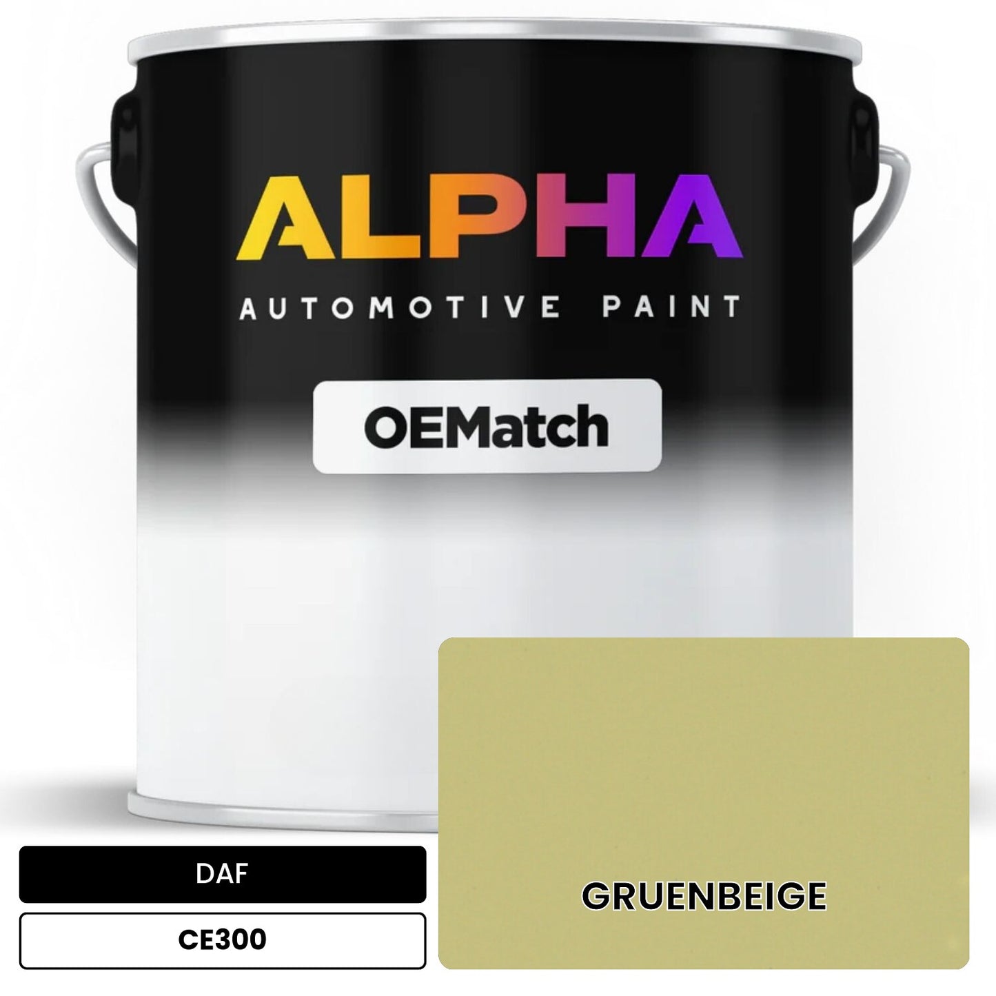 DAF GRUENBEIGE CE300 OEMatch Basecoat
