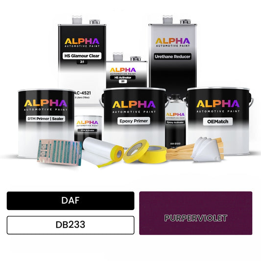 DAF PURPERVIOLET DB233 OEMatch Vehicle Paint Kit