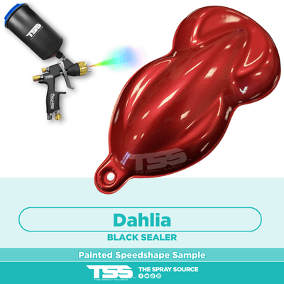 Dahlia Pre-Sprayed Speedshape Paint Sample (White Ground Coat) - The Spray Source - Alpha Pigments