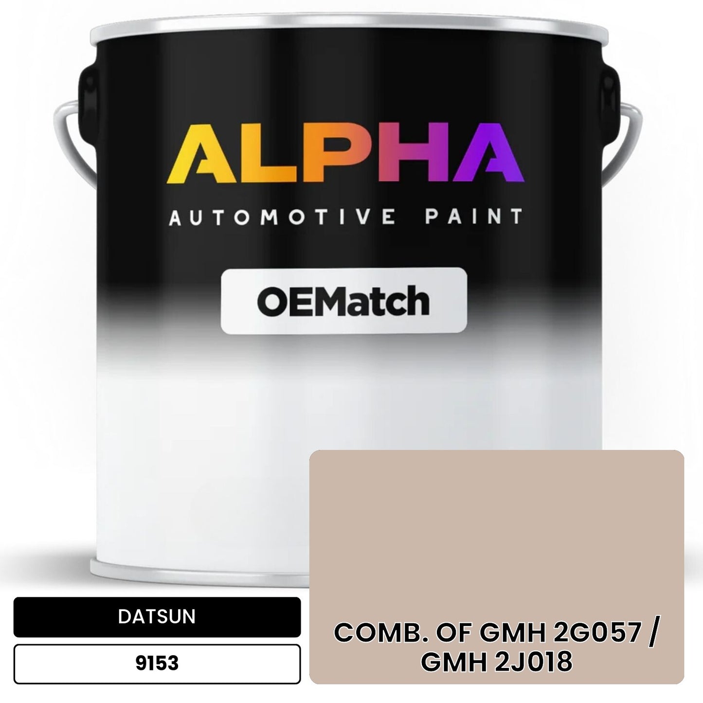 DATSUN COMB. OF GMH 2G057 / GMH 2J018 9153 OEMatch Basecoat