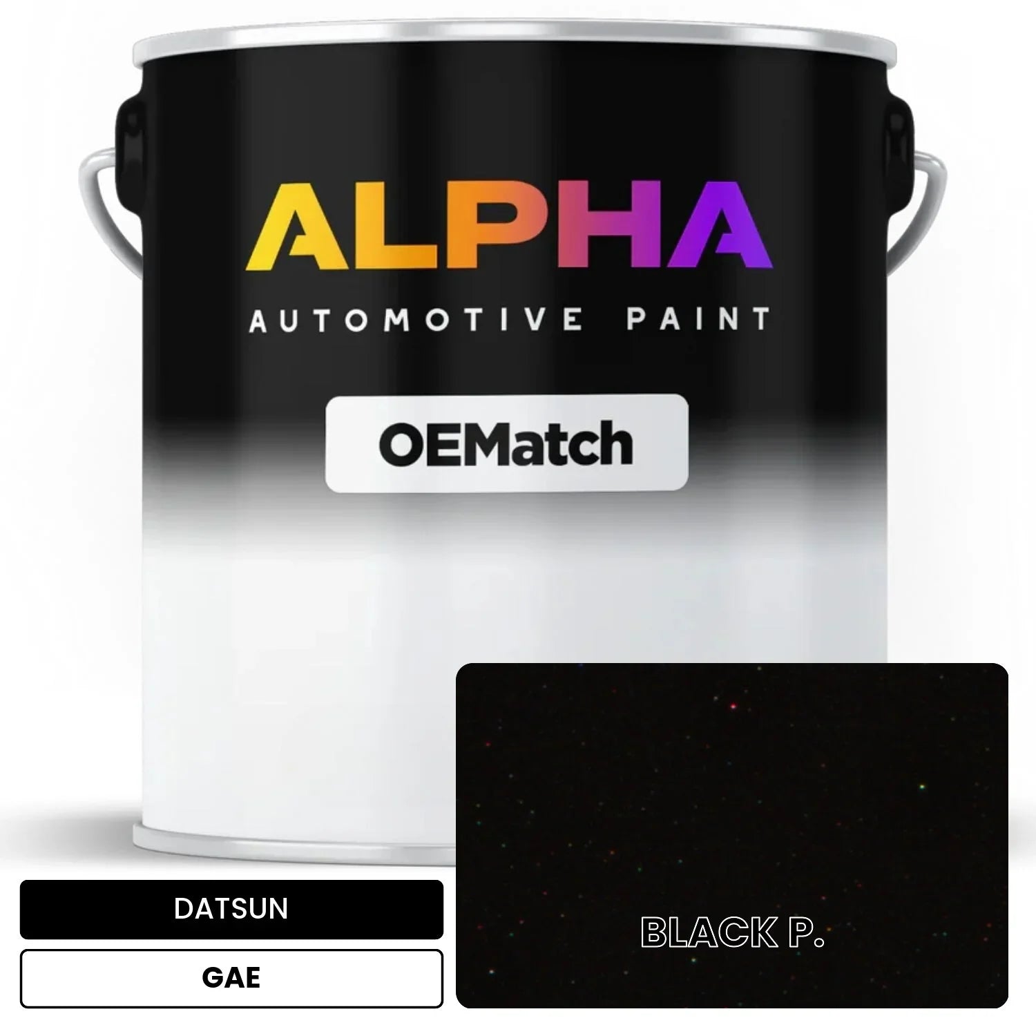 DATSUN BLACK P. GAE OEMatch Basecoat